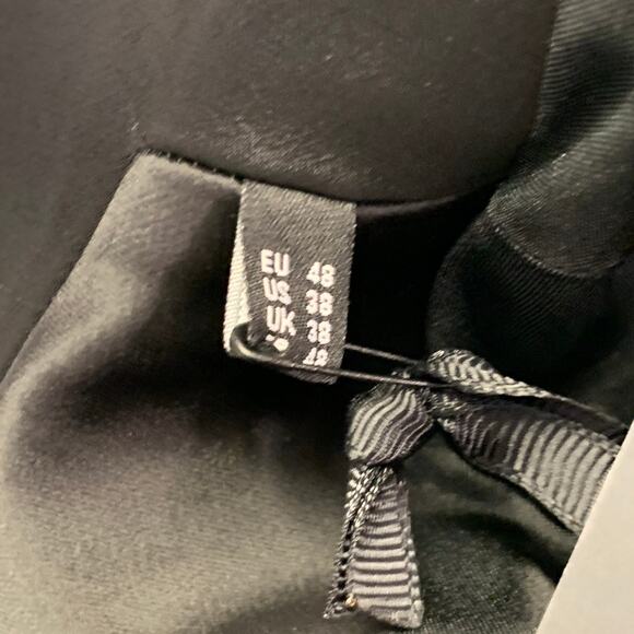 MARCELL VON BERLIN Size 38 Viper Orange Black Jacquard Shawl Lapel Cuffed Suit - Picture 9 of 16